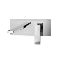 Змішувач для раковини настінний Paffoni Level (колір - хром), вилив 200 мм