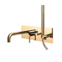 Змішувач для ванни Paffoni Light (колір - глянцеве золото)