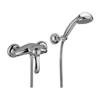 Змішувач для душу Paffoni Flavia (колір - хром), з регульованим душовим гарнітуром