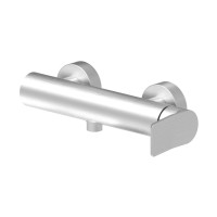 Змішувач для душу Paffoni Tilt (колір - сталь), з душовим гарнітуром