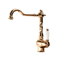 Змішувач для кухні, з поворотним виливом Paffoni Melissa (колір - бронза)