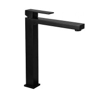 Змішувач для раковини високий Paffoni Elle (колір - чорний матовий), без донного клапана