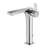 Змішувач для раковини високий Paffoni Rock (колір - хром), з донним клапаном