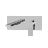 Змішувач для раковини настінний Paffoni Tilt (колір - хром), вилив 150 мм.