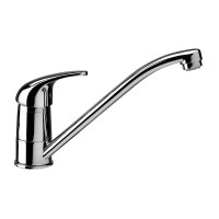 Змішувач для кухні з аератором низького тиску Paffoni Nettuno due (колір - хром)