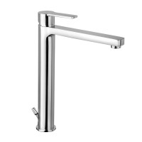 Змішувач для раковини високий Paffoni West (колір - хром), з донним клапаном