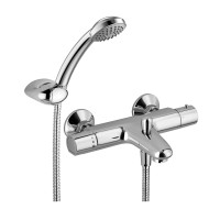 Термостат для ванны Paffoni Equo Star (цвет – хром), с душевым гарнитуром