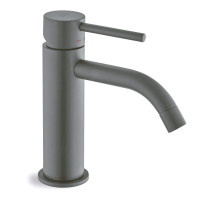 Смеситель для раковины Paffoni Light (цвет – Mercury Grey), без донного клапана