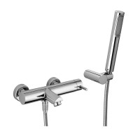 Смеситель для ванны Paffoni Stick (цвет – хром), с регулируемым душевым гарнитуром.