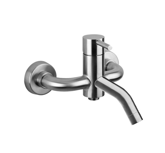 Змішувач для ванни Paffoni Steel (колір - сталь)