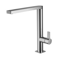 Смеситель для кухни, с поворотным изливом Paffoni Rock (цвет – хром)