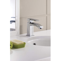 Смеситель для раковины Paffoni Level (цвет – хром), с донным клапаном Clic-Clac