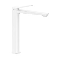 Змішувач для раковини високий Paffoni Tilt (колір - білий матовий), без донного клапана