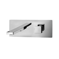 Змішувач для раковини настінний Paffoni Level (колір - хром), вилив 200 мм