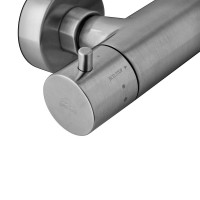 Термостат для душу ECO-STOP Paffoni Light (колір - сталь)