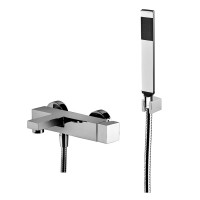 Змішувач для ванни Paffoni Elle (колір - хром), з фіксованим душовим гарнітуром