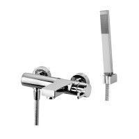 Змішувач для ванни Paffoni Ringo (колір - хром), з фіксованим душовим гарнітуром