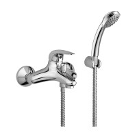Змішувач для ванни Paffoni Duemila (колір - хром), з фіксованим душовим гарнітуром