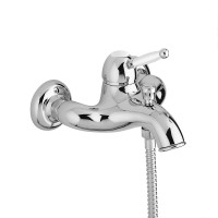 Змішувач для ванни Paffoni Giorgia (колір - хром/ручка біла)