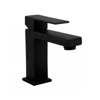 Смеситель для раковины Paffoni Elle (цвет – черный матовый), с донным клапаном