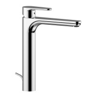 Змішувач для раковини високий Paffoni Green (колір - хром), з донним клапаном