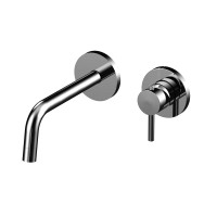 Змішувач для раковини настінний Paffoni Light (колір - хром), вилив 178 мм