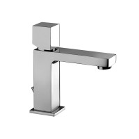 Смеситель для раковины Paffoni Elle Leva Cubo (цвет – хром), с донным клапаном