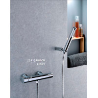 Термостат для душу Paffoni Light (колір - хром)