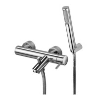 Змішувач для ванни Paffoni Birillo (колір - хром), з фіксованим душовим гарнітуром