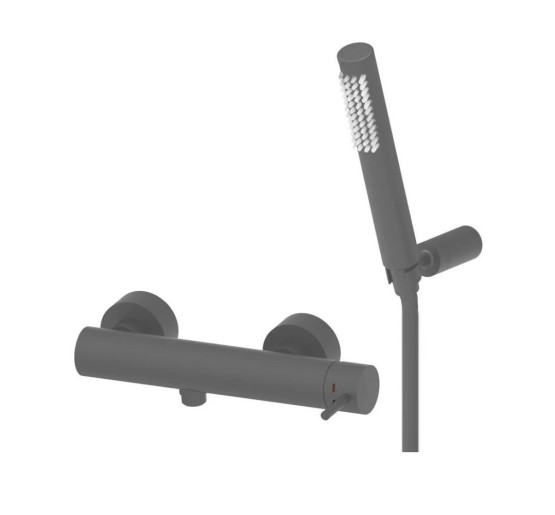 Змішувач для душу Paffoni Light (колір – Mercury Grey)