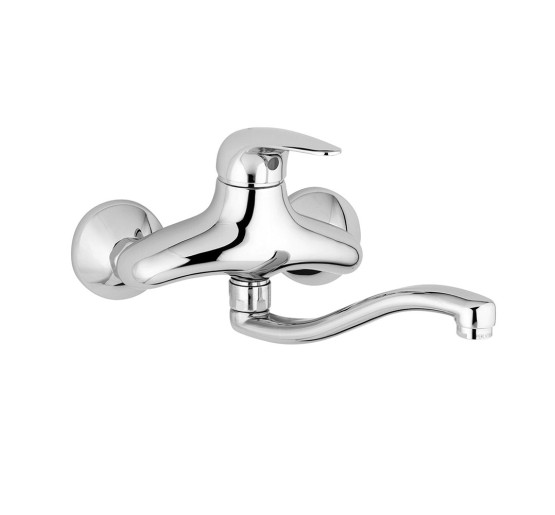 Змішувач для кухні настінний, вилив 190 мм Paffoni Duemila (колір - хром)