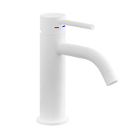 Змішувач для раковини Paffoni Light (колір - білий матовий), без донного клапана