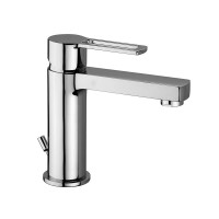 Змішувач для раковини Paffoni Ringo (колір - хром), з донним клапаном