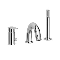 Змішувач на борт ванни Paffoni Candy (колір - хром), з душовим гарнітуром