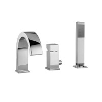 Змішувач на борт ванни Paffoni Level (колір - хром)