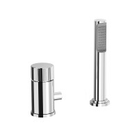 Змішувач на борт ванни зі збільшеним потоком, без виливу Paffoni Jo (колір - хром)