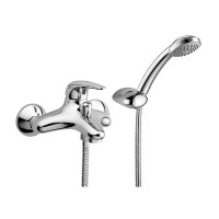 Змішувач для ванни Paffoni Duemila (колір - хром), з душовим гарнітуром Smart