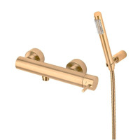 Змішувач для душу Paffoni Light (колір - матове золото)