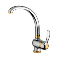 Смеситель для кухни Paffoni Flavia (цвет - хром/золото)