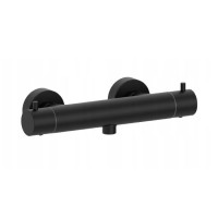 Термостат для душа Paffoni Light (цвет – черный матовый)