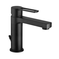 Змішувач для раковини Paffoni Ringo (колір - чорний матовий), з донним клапаном