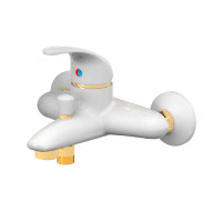 Змішувач для ванни Paffoni Nettuno due (колір - білий/золото)