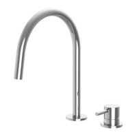 Змішувач для раковини Paffoni Light (колір – сталь), без донного клапана