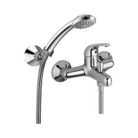 Смеситель для ванны Paffoni Apollo 3 (цвет – хром), с регулируемым душевым гарнитуром.