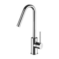 Смеситель для раковины высокий Paffoni Light (цвет - хром), без донного клапана