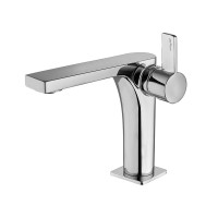 Змішувач для раковини Paffoni Rock (колір - хром), з донним клапаном Clic-Clac