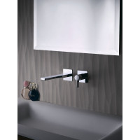 Змішувач для раковини настінний Paffoni Rock (колір - хром), вилив 200 мм