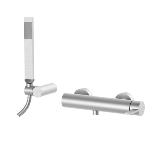 Змішувач для душу Paffoni Rock (колір – сталь)