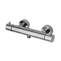 Термостат для душу ECO-STOP Paffoni Light (колір – сталь)