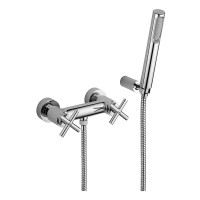 Змішувач для душу Paffoni Quattro (колір - хром), з регульованим душовим гарнітуром
